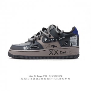 公司级 新款 Af1耐克 Nike Air Force 1 ‘07 Low 空军一号 解构绑带 双鞋带 气垫厚底增高百搭运动板鞋 原楦头原纸板 小白鞋 打造纯正