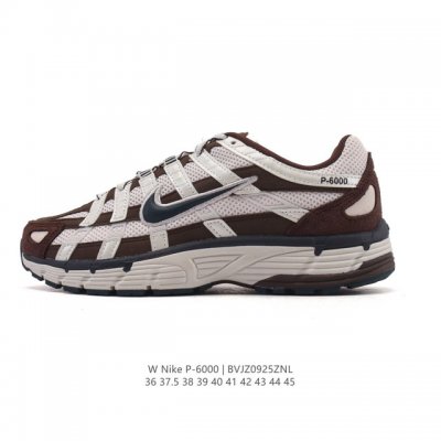 耐克 Nike 女子休闲运动鞋 p-6000premium 轻便舒适透气防滑缓震耐磨跑步鞋。p-6000 是一款植根于 0 年代风格的混合款式，让人想起去年再次