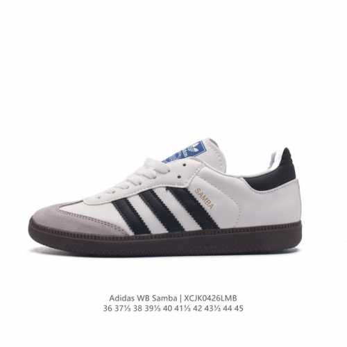 阿迪达斯 德训鞋 Adidas Originals Samba Og Shoes 经典运动鞋小白鞋 T头鞋 男女鞋 彰显休闲摩登风情的时尚经典鞋。它诞生于50年