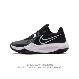 耐克 Nike Precision Vi 缓震耐磨休闲运动男女子实战篮球鞋 Precision 6 系列 训练鞋 。这款产品抓地力很好，轻便透气，舒适感强，很适
