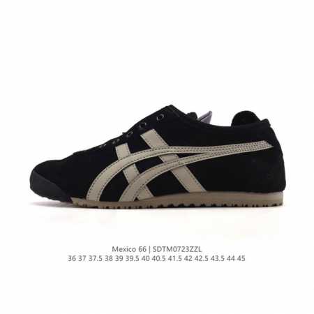 真标 Asics 亚瑟士 男女鞋 配足弓鞋垫 日产经典老牌-鬼塚虎 Onitsuka Tiger Mexico 66经典墨西哥系列复古经典百搭板鞋休闲运动鞋慢跑 - 点击图像关闭