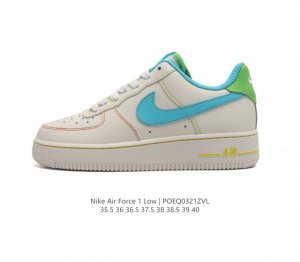 耐克nike Air Force 1 Low 空军一号 Af1 低帮百搭休闲运动板鞋 柔软 弹性十足的缓震性能和出色的中底设计 横跨复古与现代的外型结合 造就出