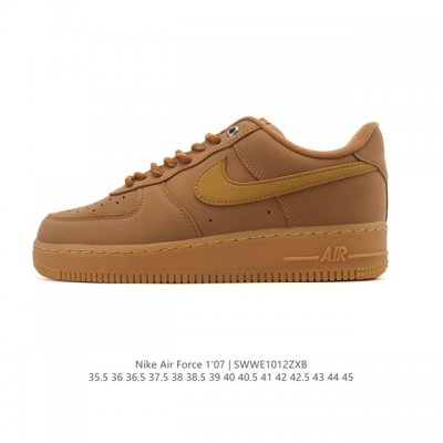 耐克 Nike Air Force 1 '07 Low 空军一号含气垫 低帮 小白鞋 百搭厚底增高休闲运动板鞋。柔软、弹性十足的缓震性能和出色的中底设计，横跨复