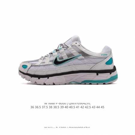 二层皮 耐克 Nike 男女子休闲运动鞋p-6000Premium 轻便舒适透气防滑缓震耐磨跑步鞋。P-6000 是一款植根于 2000 年代风格的混合款式，让 - 点击图像关闭