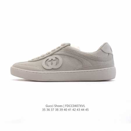 新品公司级 Gucci 25新款板鞋男女运动鞋德训鞋春季轻便系带透气情侣鞋休闲软底小白鞋透气网面休闲德训 低帮 时尚板鞋，德训鞋的版型大家都知道 是非常显脚瘦的 - 点击图像关闭