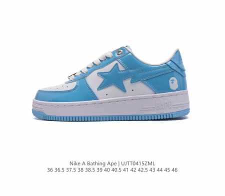 Bathing Ape 安逸猿 男女运动鞋复古板鞋 升级原楦原纸版数据开发，采用超软皮革鞋面材质，内置全掌air Sole气垫定制联乘，日本里原宿潮流品牌a B - 点击图像关闭