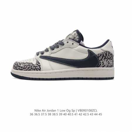 真标 耐克 Nike Air Jordan 1 Low Og Sp Military Blue Aj1乔1倒勾低帮篮球鞋 路易威登联名 Aj1 乔丹1代 Aj1 - 点击图像关闭