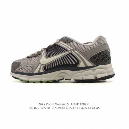 Nike 耐克夏季 Zoom Vomero 5 运动鞋休闲训练跑步鞋，Nike Zoom Vomero 5 运动鞋妥帖包覆足部，提供透气支撑效果。耐穿材料组合设 - 点击图像关闭
