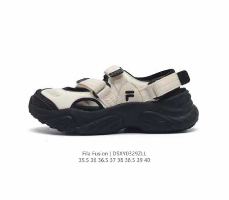斐乐女士凉鞋 Fila Fusion 意大利百年经典运动品牌 网红单品 小红书推荐爆款 Fila斐乐火星鞋新款厚底增高老爹鞋 复古百搭运动鞋斐乐潮牌文化球鞋 街 - 点击图像关闭