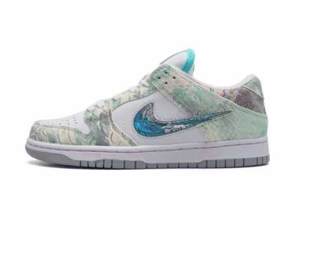 真标nk Dunk Low Cny龙年限定 新中式定制 蒸汽木偶-三太子敖丙 Sb低帮休闲板鞋 Dv083 02 #设计灵感来自于中国经典神话人物东海三太子敖丙 - 点击图像关闭
