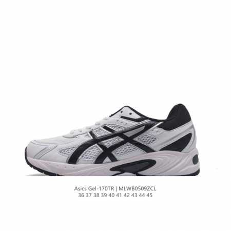 Asics 亚瑟士 Gel- Tr 中性休闲运动鞋复古休闲鞋运动时尚百搭增高老爹鞋，此款 Gel- Tr 为经典款式，宽大鞋型，复古的蓝白撞色，鞋身线条棱角分明 - 点击图像关闭