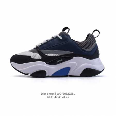 200 【公司级】Dior 迪奥 高奢品牌 彰显高级气质 Dior 运动鞋低帮系列复古休闲鞋时尚慢跑鞋厚底老爹鞋圆头系带 运动跑鞋 生活休闲鞋 男款 时髦单品 - 点击图像关闭