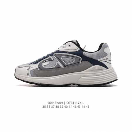公司级 Dior 迪奥 高奢品牌 彰显高级气质 Dior 运动鞋低帮系列复古百搭休闲鞋时尚慢跑鞋厚底老爹鞋。 码数：35-45 编码：Iotb1117Xjl - 点击图像关闭