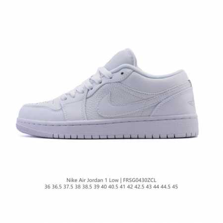 公司级 耐克 乔丹Air Jordan 1 Low Aj1 乔1 乔丹1代Aj1 低帮复古文化休闲运动篮球鞋，从1985 年面世的元年款汲取设计灵感，采用简洁大 - 点击图像关闭
