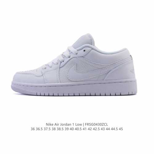 公司级 耐克 乔丹Air Jordan 1 Low Aj1 乔1 乔丹1代Aj1 低帮复古文化休闲运动篮球鞋，从1985 年面世的元年款汲取设计灵感，采用简洁大