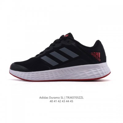 Adidas阿迪达斯官方Duramo Sl 男子训练备赛轻盈疾速网面跑步鞋。这款Adidas运动鞋，旨在伴你日常跑步。贴合设计，力求打造舒适脚感。从长距离户外跑