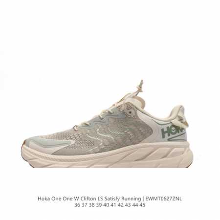 HOKA ONE ONE 男女克利夫顿LS运动休闲鞋CliftonLS SatisfyRunning 德克斯户外用品旗下HOKA ONE ONE品牌携手法国时尚 - 点击图像关闭