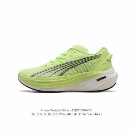 公司级 彪马 Puma Deviate Nitro3男女士跑步鞋减震舒适缓冲回弹简约软底运动鞋注氮泡沫橡胶鞋垫耐磨防滑百搭老爹鞋 Deviate Nitro 是 - 点击图像关闭