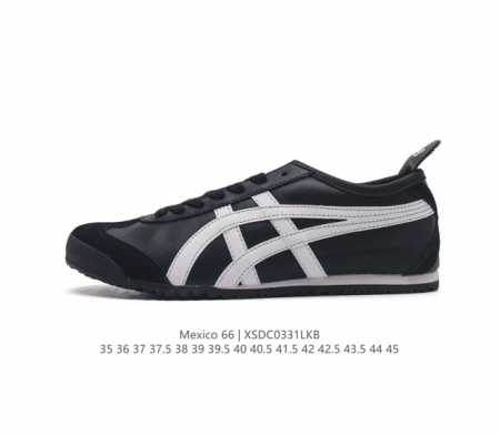 头层皮 Asics 亚瑟士 男女鞋真标半码制 日产经典老牌-鬼塚虎 Onitsuka Tiger Mexico 66经典墨西哥系列复古经典百搭板鞋休闲运动鞋慢跑 - 点击图像关闭