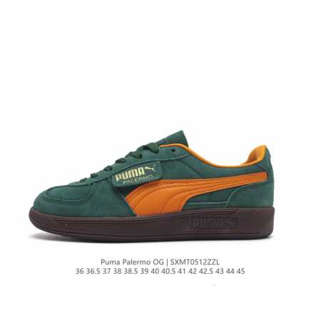 彪马puma Palermo Og 防滑耐磨低帮德训板鞋 男女运动鞋，Army Trainer Og休闲鞋沿用德训鞋经典外观 鞋身和鞋舌分别添加了品牌标志性 L - 点击图像关闭