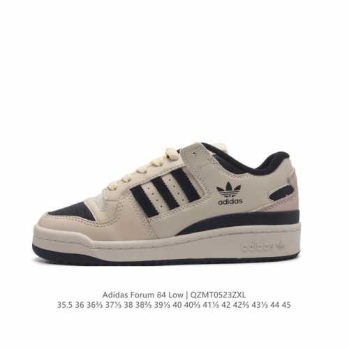 Adidas 阿迪达斯 Forum 84 Low Shoes 饰有摩登细节的forum 经典板鞋运动鞋休闲篮球运动鞋。当adidas Forum篮球鞋初次登上球