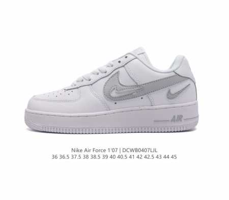 特价 耐克 Nike Air Force 1 '07 Low 空军一号含气垫 低帮百搭厚底增高休闲运动板鞋。柔软、弹性十足的缓震性能和出色的中底设计，横跨复古与 - 点击图像关闭
