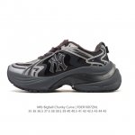 公司级 美职棒 Mlb Bigball Chunky Curve 纽约洋基队厚底增高老爹鞋男女复古鞋纽约洋基队休闲经典运动鞋。加厚鞋底，侧面有撞色Ny标识，打造