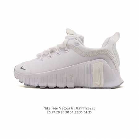童鞋 耐克 Nike 2025年新款儿童运动鞋 Free Metcon 6训练鞋 全能运动鞋 厚底增高老爹鞋。穿上 Nike Free Metcon 6 训练鞋 - 点击图像关闭