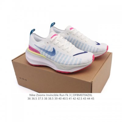 耐克 Nike Zoomx Invincible Run Fk 3 机能风格运动鞋 厚底增高老爹鞋。最新一代的Invincible 第三代来了！首先鞋面采用的是