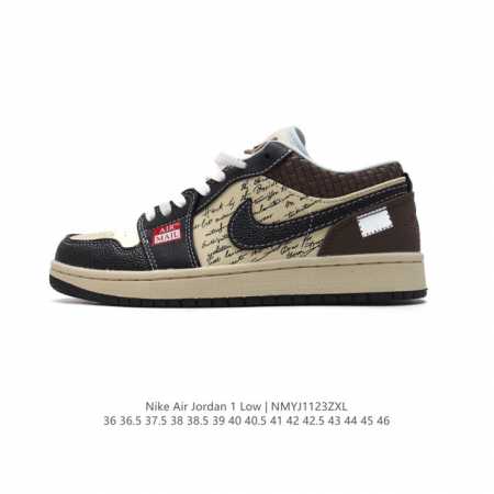 耐克 乔丹air Jordan 1 Low Aj1 乔1 乔丹1代aj1 低帮复古文化休闲运动篮球鞋。该鞋款从 1985 年元年款汲取设计灵感，焕新演绎简约经典 - 点击图像关闭