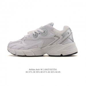 阿迪达斯 Adidas Original Astir 耐磨复古运动休闲鞋 厚底增高老爹鞋，鞋款灵感来自2000年代的跑步款式 ，鞋面和超大号孔眼进行更新复古色系