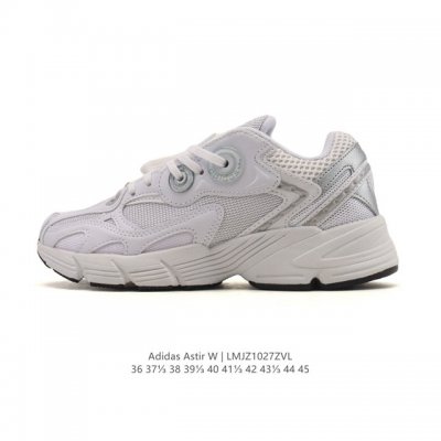 阿迪达斯 Adidas Original Astir 耐磨复古运动休闲鞋 厚底增高老爹鞋，鞋款灵感来自2000年代的跑步款式 ，鞋面和超大号孔眼进行更新复古色系