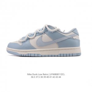 特价 耐克 Nike Dunk Low Retro 运动鞋复古板鞋2025年新款 男女鞋 解构绑带 双鞋带，作为 80 年代经典篮球鞋款，起初专为硬木球场打造，