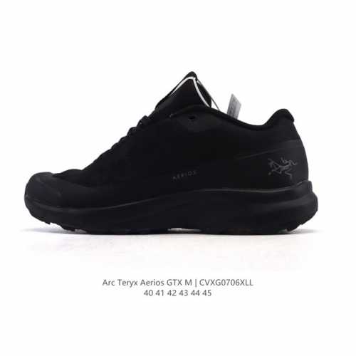 公司级 始祖鸟 Arc’Teryx Aerios Gxt登山靴 防水加强版男士系列加强版户外防水帮登山鞋徒步鞋 轻量支撑长距离越野跑鞋 轻便透气户外运动鞋 耐磨