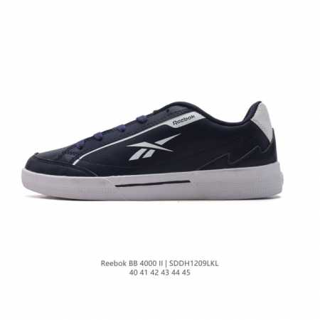 Reebok锐步官方男款 Bb 4000 Ii 经典复古运动篮球板鞋百搭青春篮球鞋，采用真皮材质，鞋舌内里皮革材质，质感柔软，鞋底耐磨，整体材质优良，上脚舒适， - 点击图像关闭