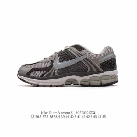 Nike 耐克夏季 Zoom Vomero 5 运动鞋休闲训练跑步鞋。Nike Zoom Vomero 5 男女子运动鞋妥帖包覆足部，提供透气支撑效果。耐穿材料 - 点击图像关闭