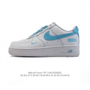 140 耐克 Nike Air Force 1 '07 Low 2025新年新款 空军一号含气垫 小白鞋 低帮百搭厚底增高休闲运动板鞋。柔软、弹性十足的缓震性能