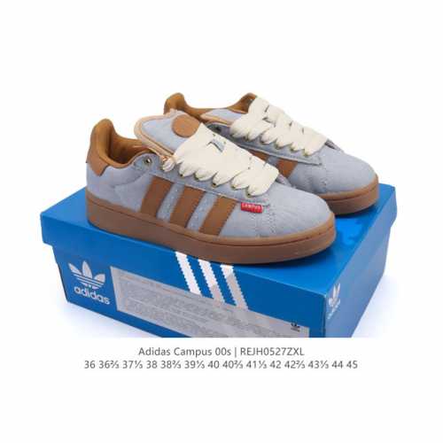 公司级 Adidas阿迪达斯.三叶草Campus 00S 面包鞋复古休闲板鞋 千禧回潮 Adidas Campus 00S 经典再现 面包化的Campus鞋款在