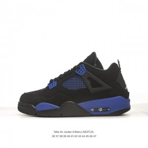 aj4 乔4 jordan 乔丹 原楦原纸版数据开发，采用磨砂牛皮拼接牛剖爆裂纹皮革鞋面材质，鞋垫配置欧索莱去臭除味物料，缜密定位拉帮及注胶效果，中底pu内嵌开