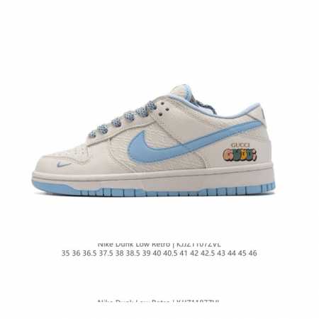 耐克 Nike Sb Dunk Low Pro 男女同款运动鞋复古板鞋 GUCCI联名，尽情迈步，彰显个性风采。采用柔软皮革鞋面，经久耐穿，塑就如元年款 Dun - 点击图像关闭