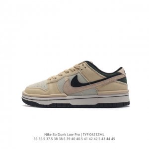 耐克 Nike Dunk Low 运动鞋复古板鞋 解构绑带 双鞋带，尽情迈步，彰显个性风采。采用帆布鞋面，经久耐穿，塑就如元年款 Dunk 般的复古质感。鞋头透