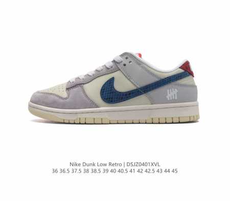 公司级undefeated X Nike Dunk Sb Low 蓝色龙鳞 此款以简约大方的造型设计 给人以随性休闲的时尚格调 穿着舒适轻便 运动灵活自如 满足 - 点击图像关闭