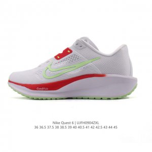 耐克Nike Air Quest 6 卡贾透质轻气休运闲 透气轻盈缓震跑步鞋，Nike Quest 6男女子透气轻盈缓震跑步鞋采用匠心设计，助你心愿成真。这款跑