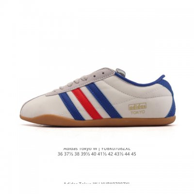 阿迪达斯 Adidas Originals Tokyo 经典舒适 防滑耐磨 低帮 板鞋 男女款 蓝色一双封神｜复古薄底鞋美到犯规啦薄底鞋是今年的流行趋势，这双T