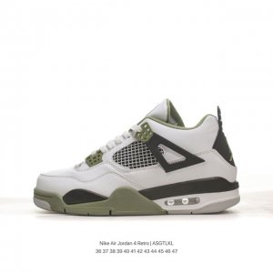 aj4 乔4 jordan 乔丹 原楦原纸版数据开发，采用磨砂牛皮拼接牛剖爆裂纹皮革鞋面材质，鞋垫配置欧索莱去臭除味物料，缜密定位拉帮及注胶效果，中底pu内嵌开