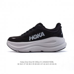 200 【公司级】潮牌媒体 | Hoka One One 推出升级 Clifton 9 克利夫顿9代 男女士休闲跑步鞋轻量缓震运动鞋。此次，Clifton 9