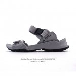 新品公司级 阿迪达斯 Adidas Terrex Hydroterra At男速干防滑徒步露趾运动凉鞋 沙滩鞋 休闲凉拖鞋，这双鞋真的是夏日必备！鞋底厚实，抗震