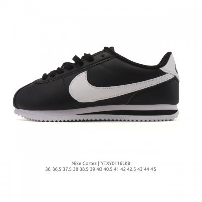 Nike Classic Cortez Nylon 耐克阿甘鞋男女子运动鞋。秉承元年款经典风格，糅合防水鞋面设计，令双足保持干爽舒适。防水锦纶鞋面强势抵御风雨侵