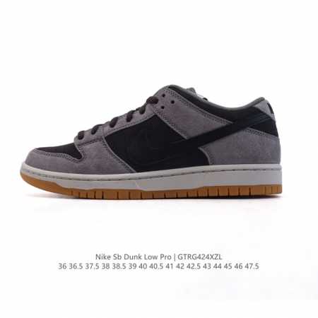 公司级 耐克 Nike Sb Dunk Low pro 男女同款运动鞋复古板鞋。采用柔软皮革鞋面，经久耐穿，塑就如元年款 Dunk 般的复古质感。鞋头透气孔，搭 - 点击图像关闭