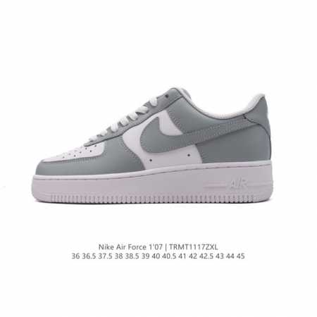 耐克 Nike Air Force 1 '07 Low 空军一号含气垫 小白鞋 低帮百搭厚底增高休闲运动板鞋。柔软、弹性十足的缓震性能和出色的中底设计，横跨复古 - 点击图像关闭